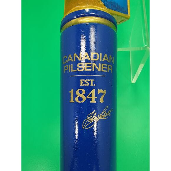 Labatt Blue Beautiful Canada Canadian Pilsner 3 Sided Draft Beer Tap Handle - Picture 2 of 5